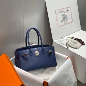 Birkin Shoulder 29cm Swift Deep Blue