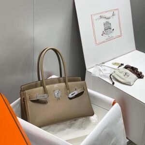 Birkin Shoulder 29cm Swift Etoupe