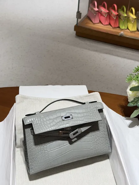Pochette Croc Crystal Grey 0W Gris Neve